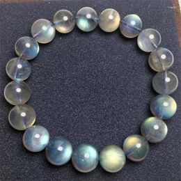Bangle Natural Labradorite Bracelet Crystal Bead Healing Stone Mode Gemstone Women Sieraden Geschenk 1 der 11 mm
