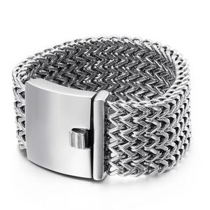 Bracelet nouvelle mode 316 en acier inoxydable lien chaîne Bracelets haute poli maille Bracelet hommes en gros bijoux accessoires