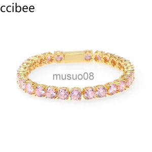 Bracelet Nouveaux Bijoux À La Main Cuivre Plaqué Or 18CM Zircon Bracelet Femme Américain Mexicain Bracelet Créatif Tendance J230819