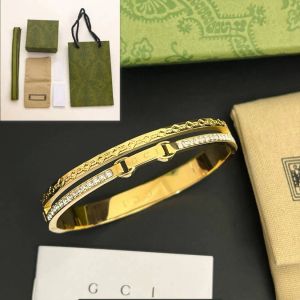 Bangle Nieuwe luxe designer Bangle Hoge kwaliteit damesjuwelen Bangle met doos 18K GOUD GOLD CLASSE ORIGINEEL LOGO Geschenkbangle Romantic