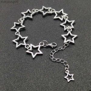 Bangle nieuwe ster bedelarmband Pentagram link armband animatie inspiratie dames sieraden mode cadeau y2kL2403