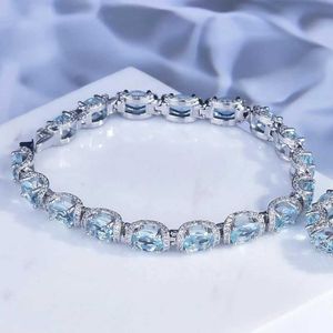 Diseño original de brazalete para galaxias de alta galaxia princesa sapphire joya de lujo de diamante de diamante de lujo fiesta de regalo de regalo Q240506