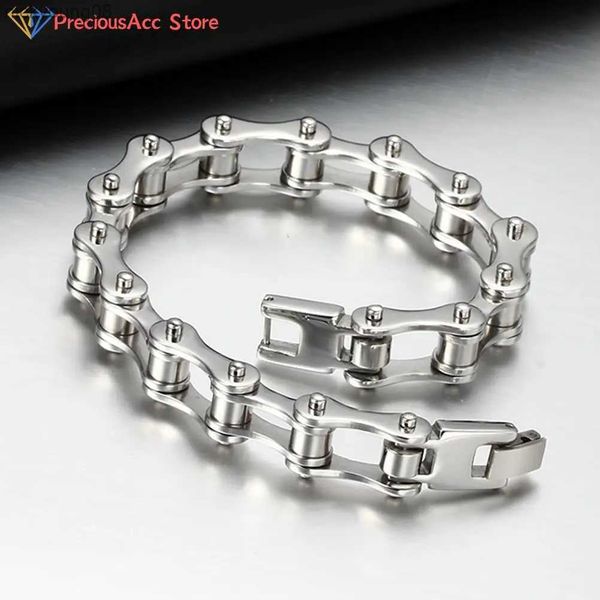 Bracelet Punk Bracelet en acier inoxydable hommes Biker vélo moto chaîne hommes Bracelets hommes Bracelets bracelets mode bijoux8.5L2403