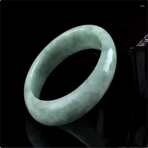 Brazalete de Jade Natural de grado Real para mujer, joyería curativa, brazaletes de piedra de Jades chinos auténticos, pulsera de jadeíta, regalos para novia y mamá