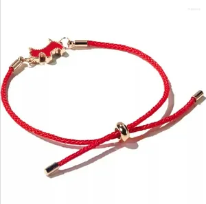 Bangle rouge corde coréée sommeil à partir de l'autoprasse auplex pup femmes bijoux de mode de mode simple