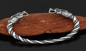 Bangle Retro Nordic Viking Noorse Draak Armband Mannen Polsbandje Manchet Armbanden With4954591