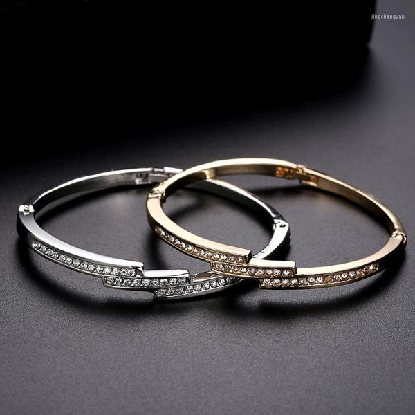 Brazalete Diamantes de imitación Círculo Brazalete X Pulsera Joyería de moda Abalorios de gota Chica de verano Lindo Amante romántico Regalo Calidad