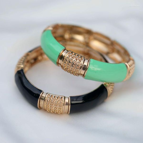 Brazalete S125 BIGBING Joyería al por mayor Moda Exagerar Verde Negro Ajustable Charm Bracelet Alta calidad