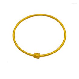 Bangle sargent goud kleine taille oude methode armband vrouwen vergulde dunne cirkel licht luxe minderheid sieraden