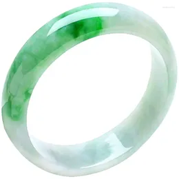 Bangle Sturen Certificaat Echte Birmese Groene Jade Vrouwen Mannen Fijne Sieraden Geschenken Real Grade A Jades Armbanden Jadeïet Armbanden