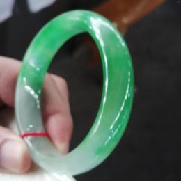 Bracelet envoyer certificat vert birmanie Jade femmes émeraude pierres précieuses bijoux de guérison Myanmar jadéite Bracelets chanceux amulette Bracelets