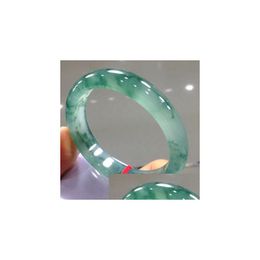 Bangle Stuur certificaat ijs jade dames fijne sieraden geschenken echte natuurlijke birmese jadeite echte jades armbanden amet armbanden drop deli dhlr3