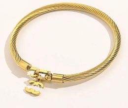 Brazalete Sier Diseñador Pulsera Moda Princesa Regalo Joyería Chapado en oro Para mujer Amor Brazalete Fiesta de lujo Venta al por mayor Entrega de gota Dhlcy