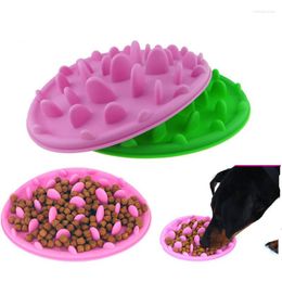 Bracelet Silicone Bijoux Spot Pet Slow Food Bowl Chien Anti-acariens Manger Dispositif