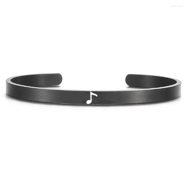 Bracelet de mode de mode simple de design Simple Bracelet Gravure Bijoux en acier inoxydable pour hommes Gift Lover Gift