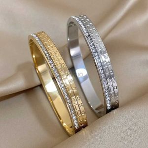 Brangle Bracelets de bracelets de bracelets en acier inoxydable blanc en acier inoxydable pour femmes pour femmes