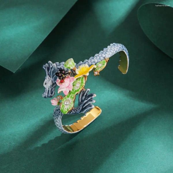 Bracelet de dragon vert bracele vert