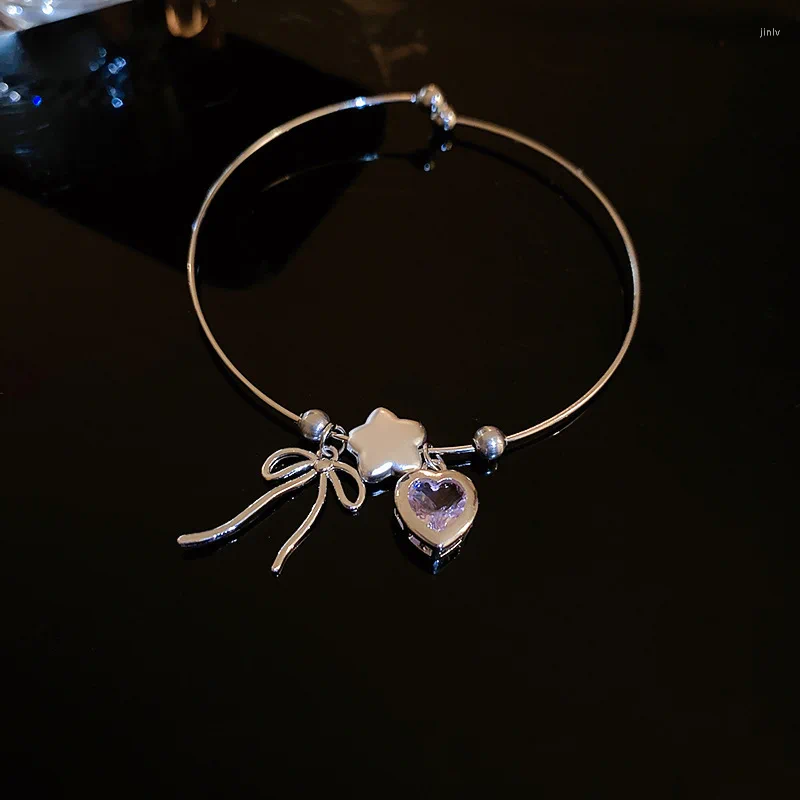 Bracelet Corée du Sud Arc Amour Étoile Bracelet Doux Mode Tempérament Simple Bijoux Pour Femmes