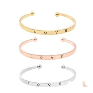 Bangle roestvrijstalen schroef armbanden hand minnaar bruiloft manchet druppel levering sieraden armbanden dhwgs dhwgs