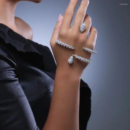 Bracelet pendentif Stonefan Bangle pour femmes charme féminine Y2k One Piece Zircon Banquet de mode