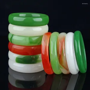 Bangle Taiwan Bracelet coloré Bracelet Imitation Multi-couleur Verre vert Fleur flottante Jianghu Stalle G