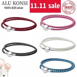 Bracele le nouveau 0sale authentique en cuir en cuir baril fermoir bracelets bracelets bracelet fit europe perles de serpent bracelets fins juifs