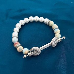 Bangle TIRIM kralen armband voor vrouwen Handgemaakte PearlStone Dagelijkse slijtage Ceremonie Engament Cocktail Party Sieraden Accessoires