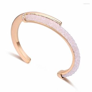 Bracelet TRACYSWING cristaux autrichiens bijoux couleur or Champagne mode pour femmes marque vente Vintage Th-131063