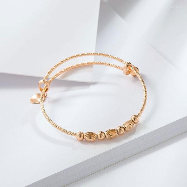 Bangle Vienennois Pulseras coreanas Bangles Gold Silver Color Color For Women Infinity Fashion Jewelry Friendshipbangle