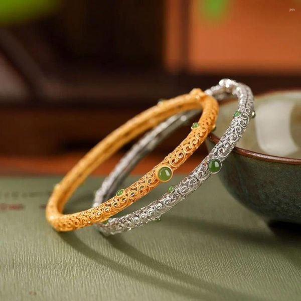 Bracelet de mode vintage bracelet créatif creux de style ethnique de style ethnique exquis.