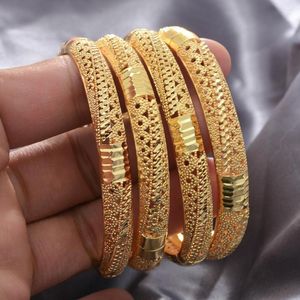 Bracelet Wando Afrique Bracelets Pour Femmes / Fille Or Couleur Dubaï Arabe Moyen-Orient Bijoux Bracelets Maman Cadeaux