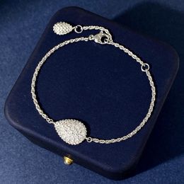 Bracelet goutte d'eau marque mode Bracelet bijoux pour femmes fleur fête mode réglable Bracelet bijoux fête conception bijoux 230714