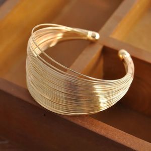 Bangle Damesarmband Romantische Persoonlijkheid Trend Multi Layer Opening Brede Type Sieraden Accessoires 230928