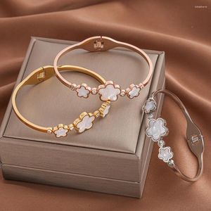 Bracelets en cristal en forme de fleur exquis