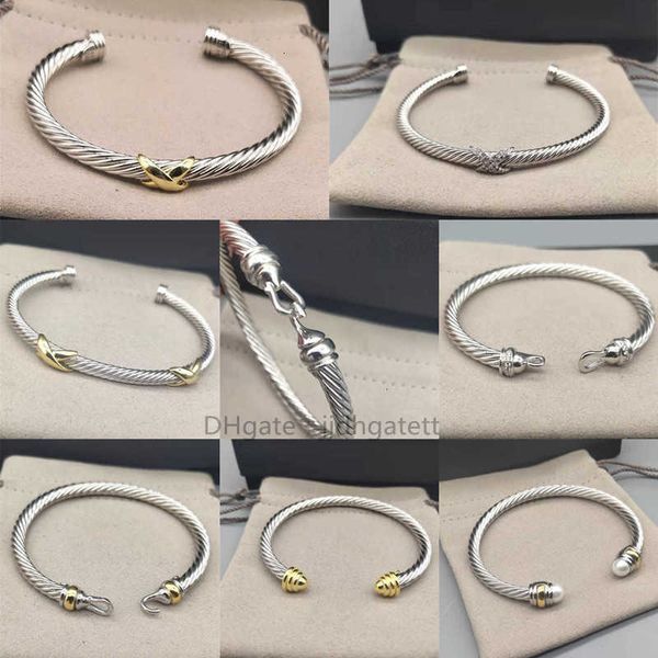 Bangle Womens Friendship Love Designer Bracelet Cuff Gift Silver 18K Gol