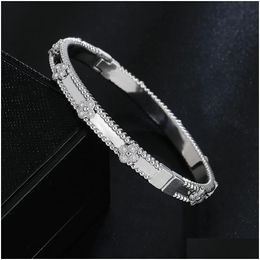 Bangle dames hoogwaardige plantenbloemarmband smalle versie caleidoscoop zirkon klassieke mode sieraden handaccessoires drop deli otnyb