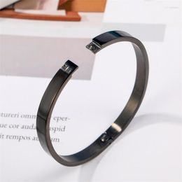 Bangle ZG-armband voor geliefden Trending producten Charms Eenvoudige trend Kan belettering zijn Mode All-match paren sieraden