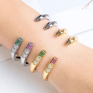 Bracelet Zlxgirl bijoux classique mixte coloré zircone femmes bracelet de mariage bracelet Dubai couleur or bracelet de mariage livraison gratuite 231027