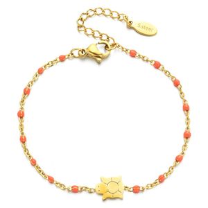 Bracelet ZMZY 8 pièces/ensemble lots en gros mélangé Boho perles tortue charme chaîne Bracelet bijoux bohème en acier inoxydable Bracelet pour les femmes