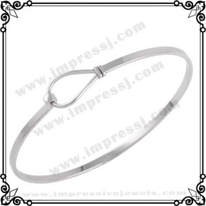 Armbanden 0398 10 stks / partij groothandel 60 mm diameter roestvrij staal uitbreidbare draadarmband blanco doe-het-zelf sieraden verstelbare stalen armband