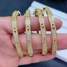 Armbanden 3 STKS, Nieuwe Stijl Goud Kleur Armbanden Koper Zirkoon Luxe Boze Oog Armbanden Armbanden Verstelbare Sieraden