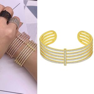 Armbanden voor vrouwen 5 rij natuursteen manchet charme sieraden kristal luxe mode punk licht gele kleur Indiase Afrikaanse sieraden Dubai koper met diamand paar handen