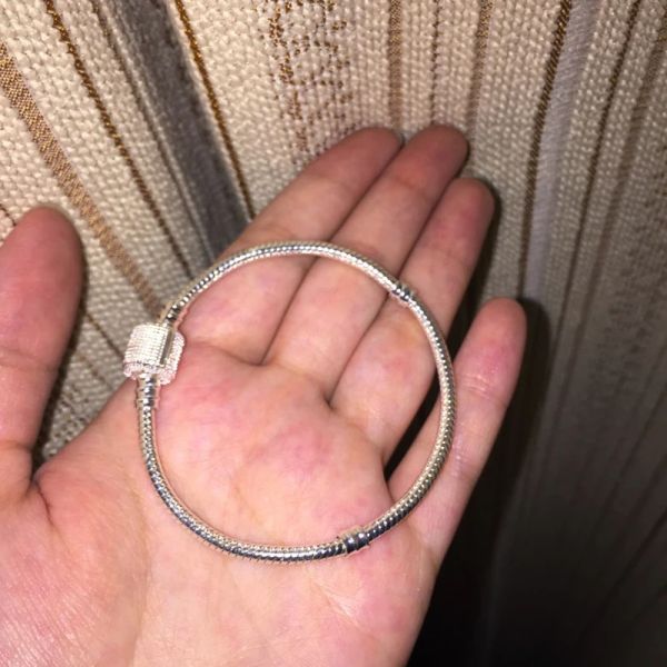 Bracelets offre spéciale 100% argent 925, chaîne serpent de base de 3mm, idéal pour cadeau, breloques à faire soi-même, perles, bijoux originaux