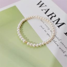 Fourniture directe du fabricant de bracelets en bracelets de perles ronds en eau douce pour le tempérament des femmes VBB1