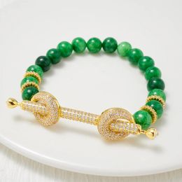 Armbanden TIRIM kralenarmband voor dames Kleurrijke natuursteen armband Dagelijks gebruik Engament Party Sieraden #Optionele kleur bericht opmerkingen #