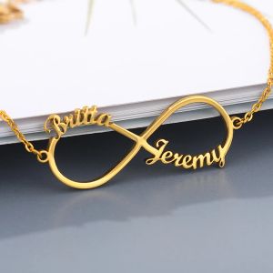 Bangles V trekt infinity hanger Bracelet gepersonaliseerde naam Bracelet vrouwen mannen sieraden beste vrienden geschenk op maat pulseras mujer