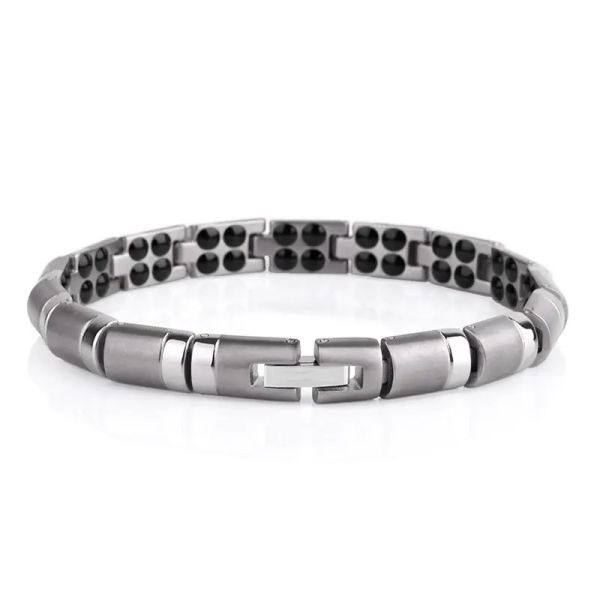 Bracelets femmes hommes 99.99% titane Germanium perles Bracelet équilibre corps 2021 noël santé cadeau