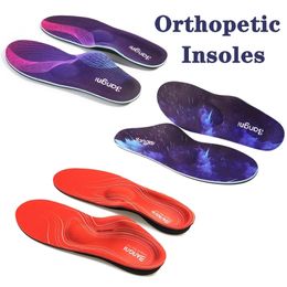 BANGNI Semelles orthopédiques pour pieds plats modérés sévères Soutien de la voûte plantaire Orthotique Douleur au talon Fasciite plantaire Chaussures Pad Hommes Femmes 210402