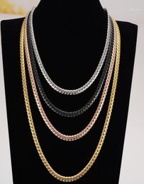 Collier de marque Bangrui Longchoker entièrement 6 mm vintage punk noir gungold couleurs pour femmes bijoux 60389834303900