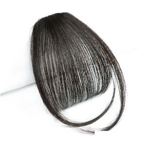 Bangs Hair Clip Wispy Naturel Bang Humain Postiches Femmes Frange Neat Faker Avec Temples Postiche Pour La Fête Et L'usure Quotidienne Pinza Para Dhkgr